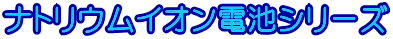 ナトリウムイオン電池シリーズ